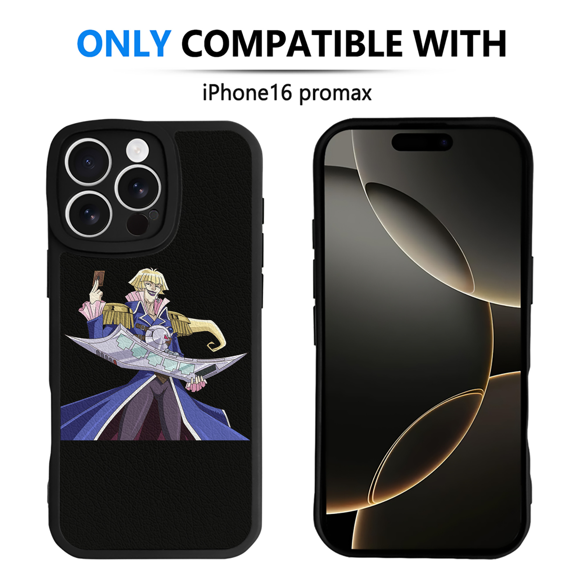 遊☆戯☆王 Yu-Gi-Oh! 【iPhone 16シリーズ対応】シリコンスマホケース（レザー調） 材質：シリコン